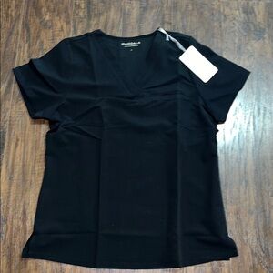 Mandala Black V-Neck Top and bottom